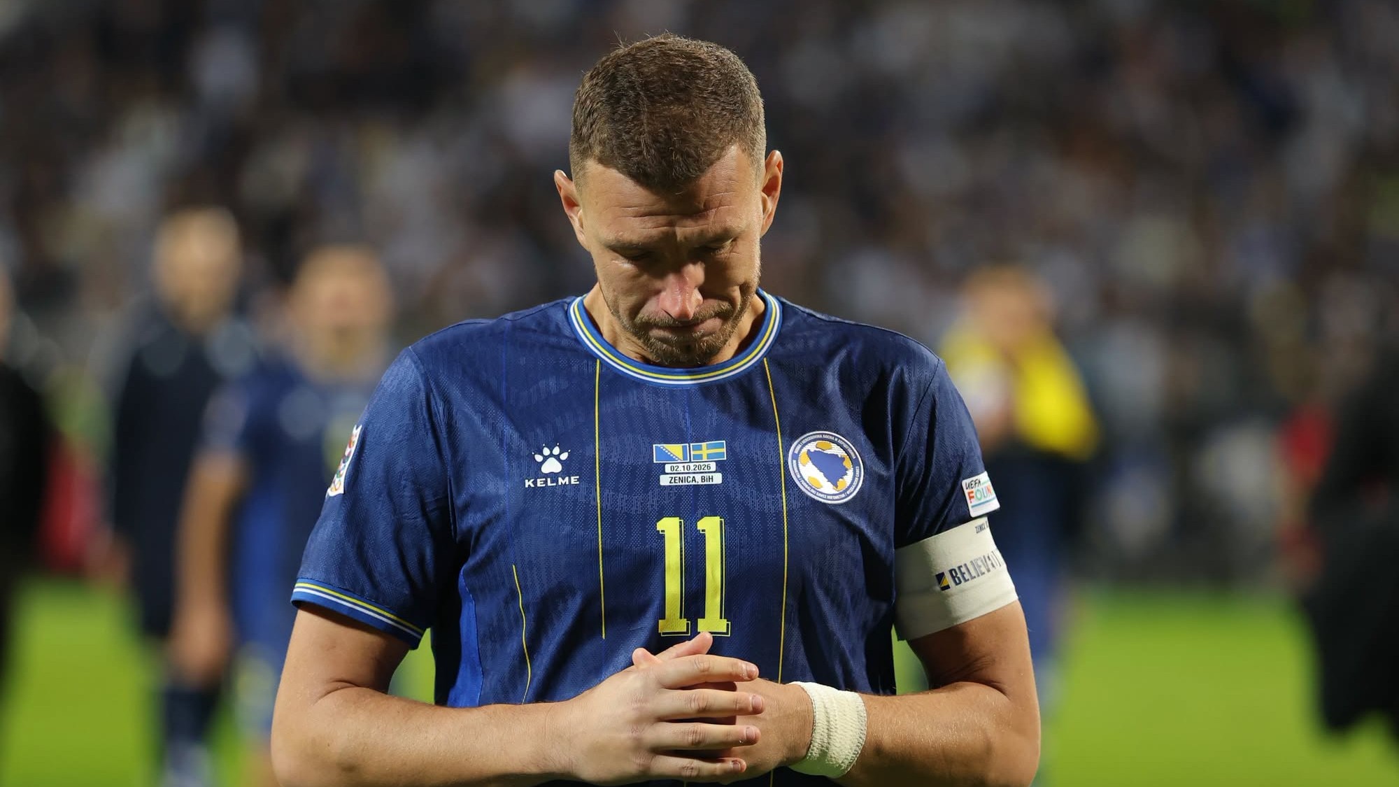 Džeko nakon oproštaja u Zenici: Najteže mi je bilo kada sam vidio djecu da plaču!